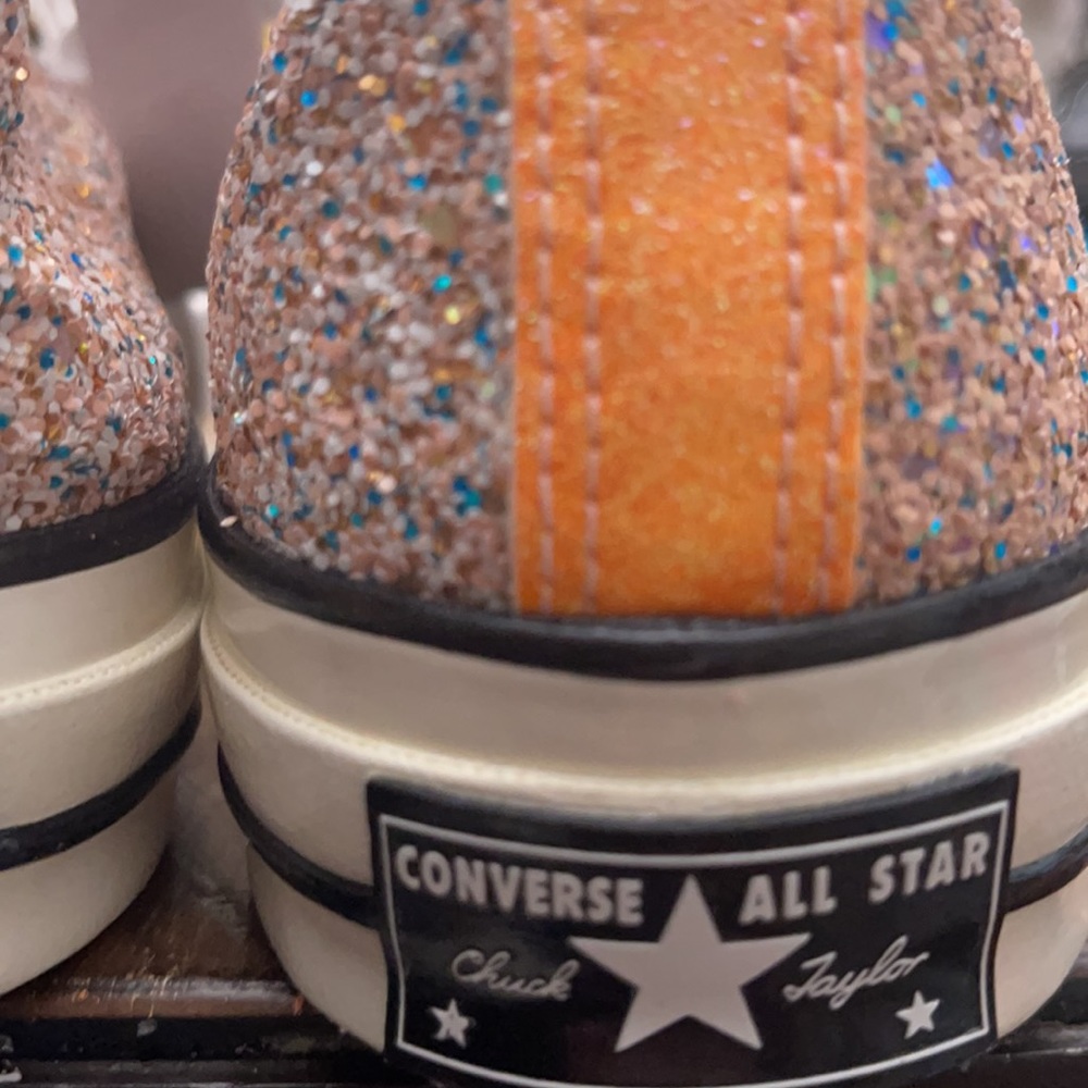 Converse X J.W. Anderson Glitter Hightop Shoes - Picture 14 of 15